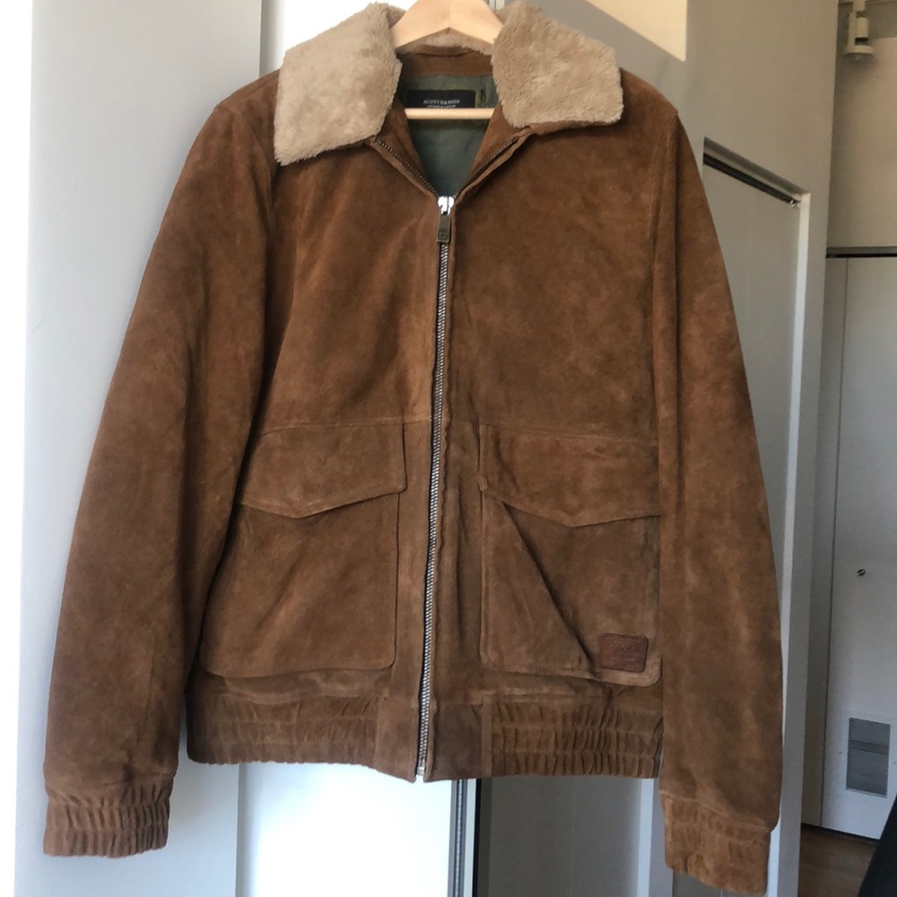Scotch and Soda leather bomber